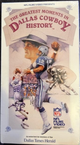 Dallas Cowboys History - Greatest Moments - NFL Films VHS Still Sealed ...