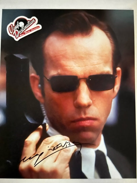 Hugo Weaving / Agent Smith - Hand Signed 8 x 10 Photo