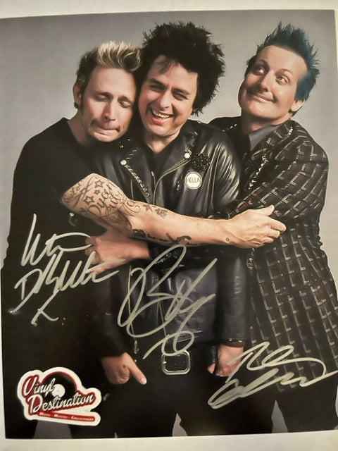 Green Day - Hand Signed 8 x 10 Photo