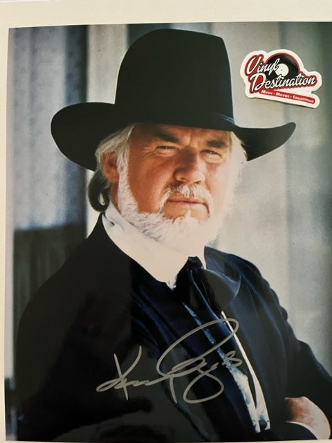 Country Legend - Kenny Rogers - The Gambler - Hand Signed 8 x 10 Photo