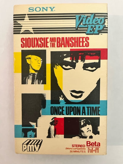 Siouxsie & The Banshees - Once Upon A Time - Rare BETAMAX Cassette - Not VHS