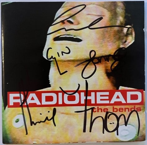 RADIOHEAD - The Bends - Band Signed CD
