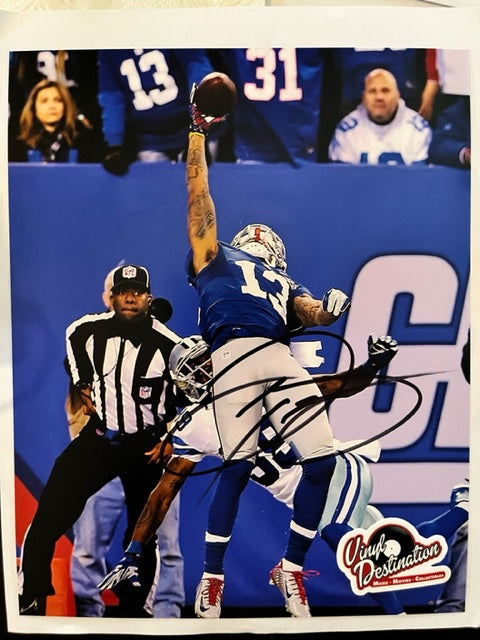 NFL Star - Odell Beckham Jr - NY Giants - The Catch - Hand Signed 8 x 10 Photo