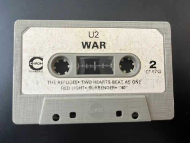 U2 - WAR     Malaysian Import Cassette LP