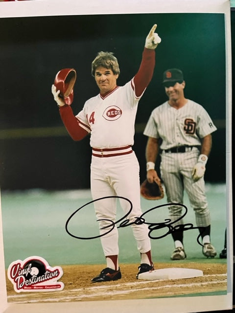 Pete Rose - MLB Star - Hand Signed 8 x 10 Photo