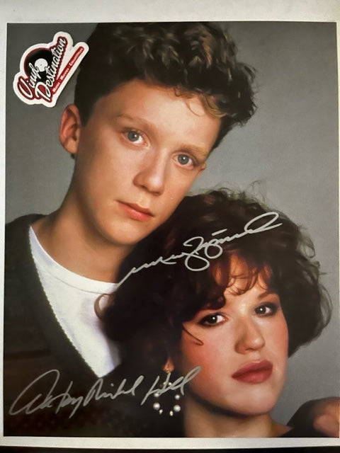 Sixteen Candles - Cast Signed 8 x 10 Photo   Hall & Ringwald