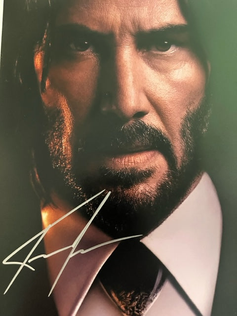 John Wick - Keanu Reeves - Hand Signed 8 x 10 Photo – Vinyl Destination ...