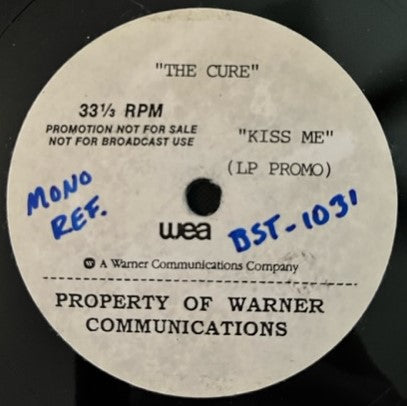 The Cure - Kiss Me - RARE 12" x 2 Metal Acetate Set - Possibly Unique