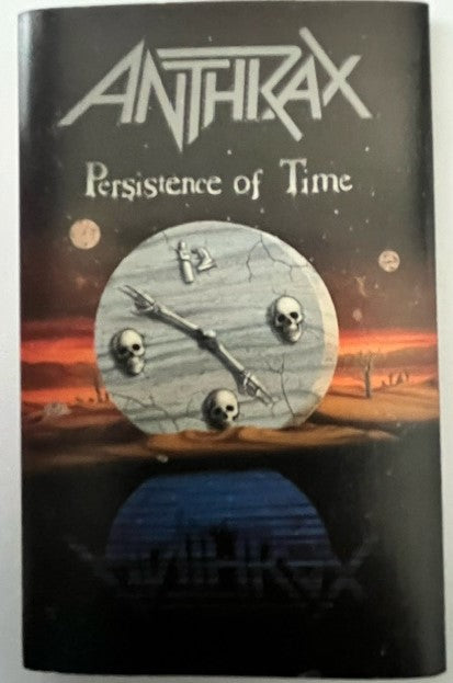 ANTHRAX - Persistence Of Time   Canadian Cassette LP