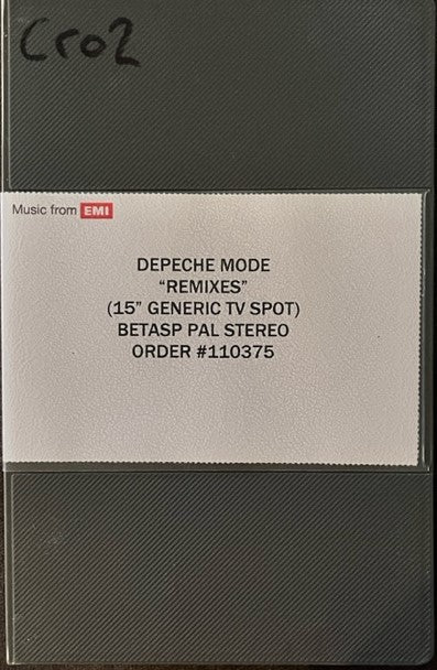 Depeche Mode - Remixes      Rare UK Promo Only Beta Cassette