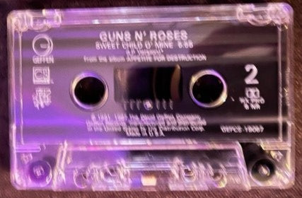 Guns-N-Roses - November Rain   U.S. Cassette Single