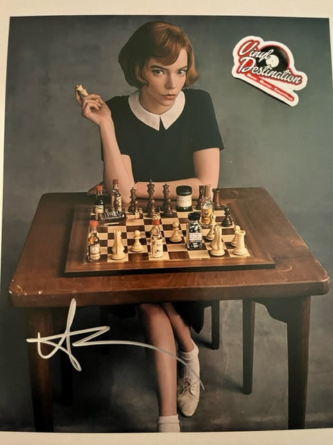 The Queen's Gambit - Anya Taylor-Joy   Hand Signed 8 x 10 Photo