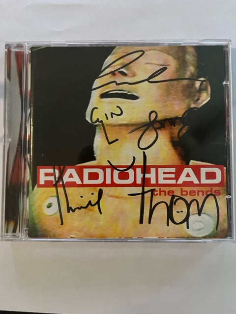 RADIOHEAD - The Bends - Band Signed CD