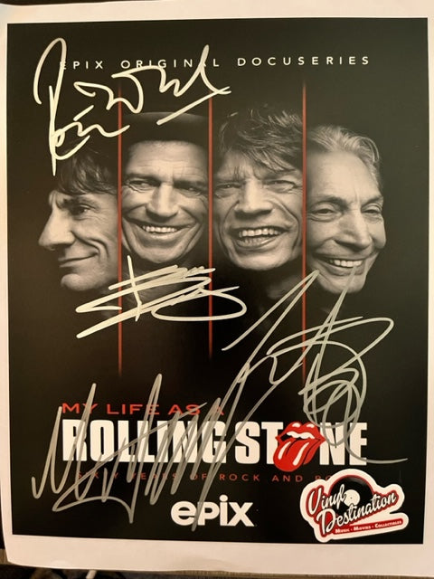 The Rolling stones - Band Signed 8 x 10 Photo