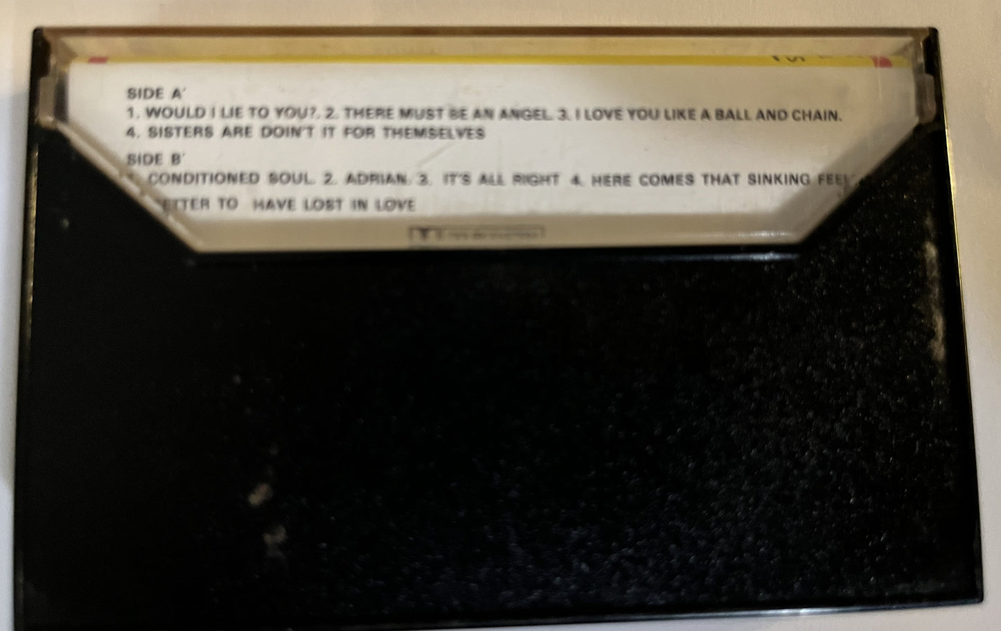 The Eurythmics - Be Yourself Tonight    Greek Import Cassette LP