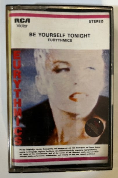 The Eurythmics - Be Yourself Tonight    Greek Import Cassette LP