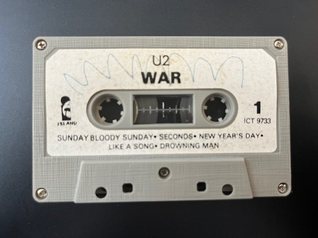 U2 - WAR     Malaysian Import Cassette LP