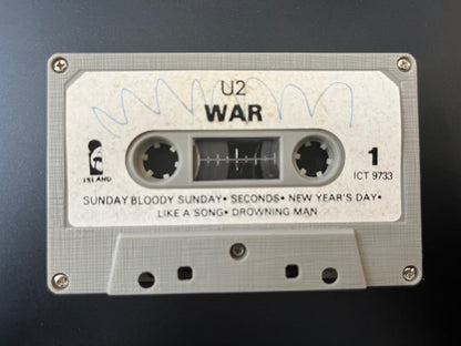 U2 - WAR     Malaysian Import Cassette LP