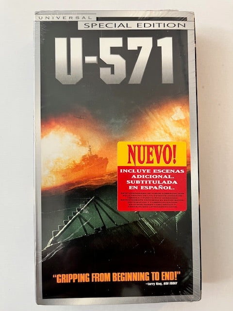 U-571 - VHS Videocassette   NEW / Factory Sealed