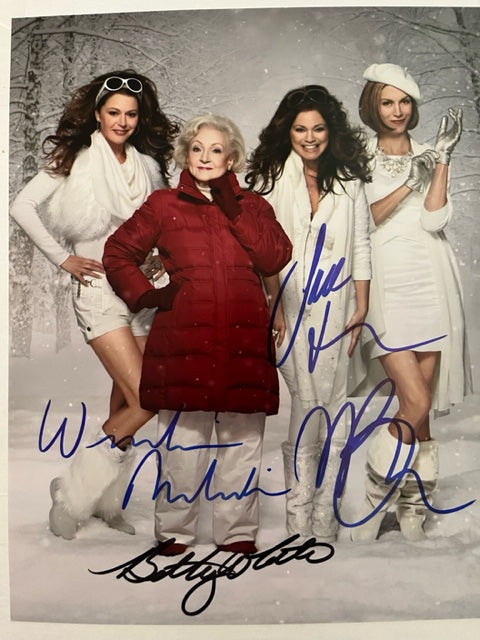 Hot In Cleveland - Cast Signed 8 x 10 Photo    White - Leeves - Malick - Bertinelli