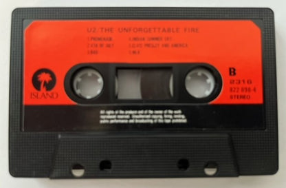 U2 - The Unforgettable Fire      EXTREMELY RARE Taiwanese Cassette