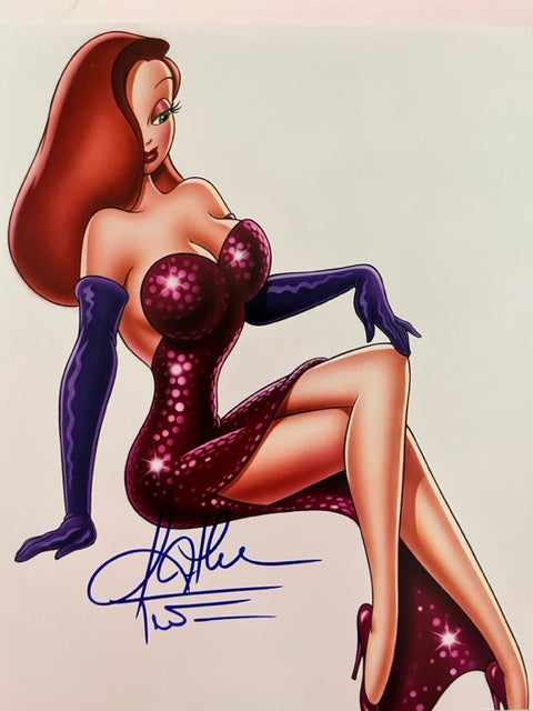 Kathleen Turner - Jessica Rabbit - Hand Signed 8 x 10 Photo