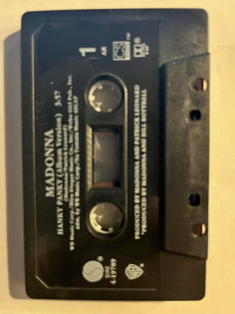 MADONNA - Hanky Panky    U.S. Cassette Single