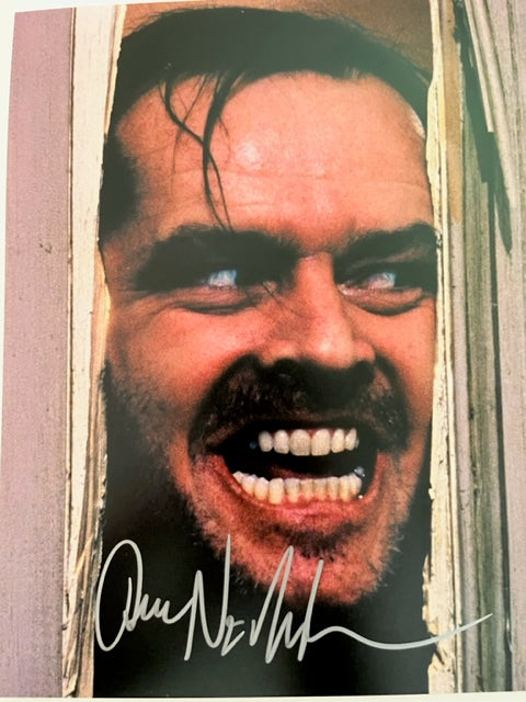 THE SHINING - Jack Nicholson Hand Signed 8 x 10 Photo