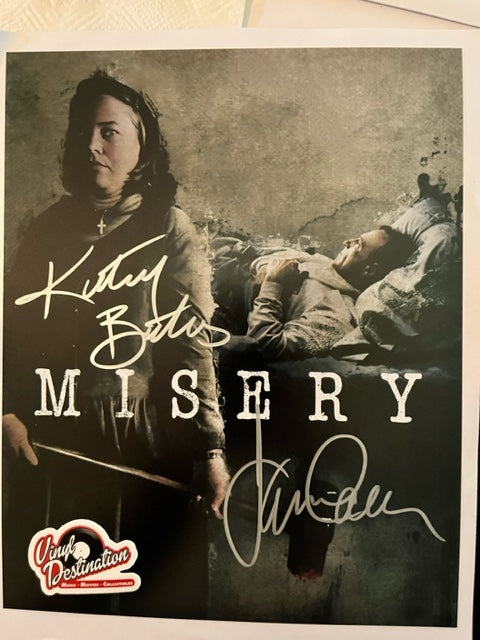 Misery - Cast Signed 8 x 10 Photo  James Caan & Kathy Bates