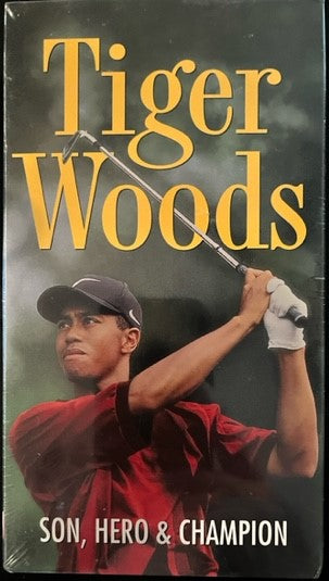 Tiger Woods - Son, Hero & Champion - VHS Videocassette - Factory Sealed