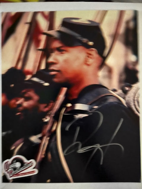 Denzel Washington - GLORY      Hand Signed 8 x 10 Photo