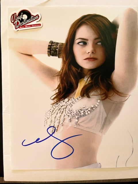 Emma Stone - Hand Signed 8 x 10 Photo