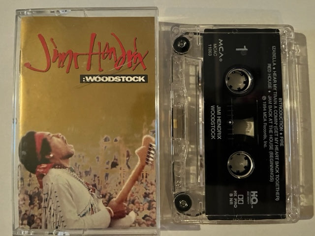 Jimi Hendrix - Woodstock     U.S. Cassette LP