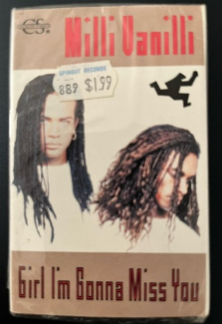 Milli Vanilli - Girl I'm Gonna Miss You  U.S. Cassette Single