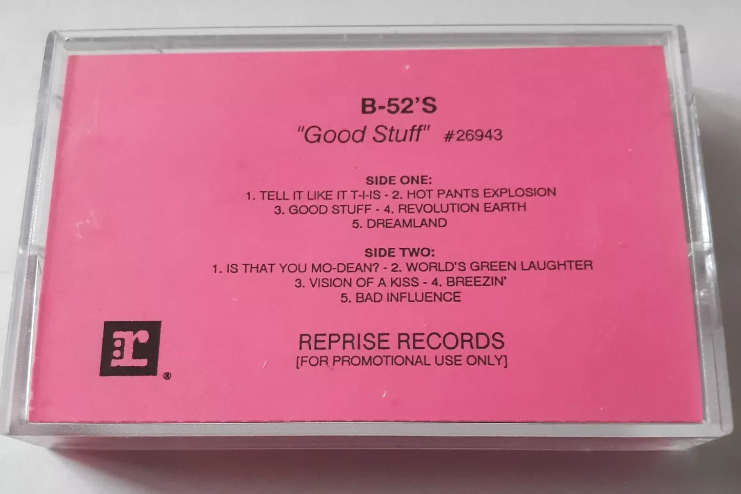 B-52's - Good Stuff - Rare Promotional Only Cassette LP