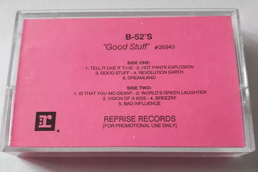 B-52's - Good Stuff - Rare Promotional Only Cassette LP