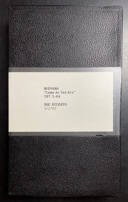NIRVANA - Come As You Are   RARE Promotional VHS Single