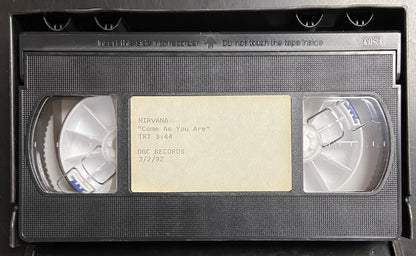 NIRVANA - Come As You Are   RARE Promotional VHS Single