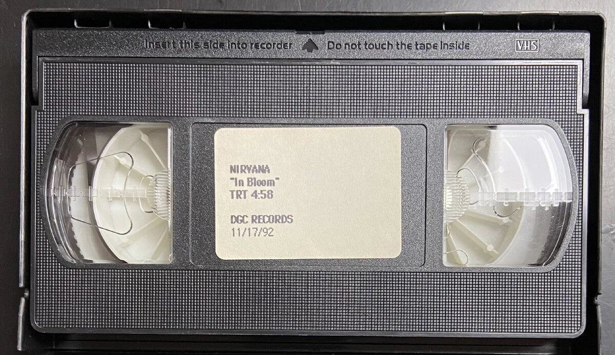 NIRVANA - In Bloom    RARE Promotional Only VHS Single