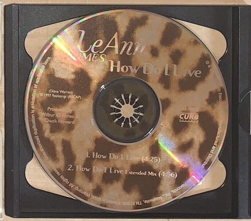 Lee Ann Rimes - How Do I Live      2 Version   Cd Single      RARE "Slide Pack"