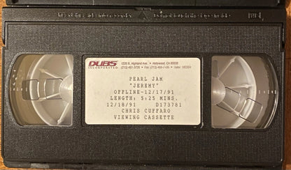 PEARL JAM - JEREMY      RARE U.S. Promotional Only VHS Single