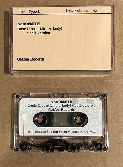 Aerosmith - Dude (Looks Like A Lady)  Promo Only One-Sided Cassette Single