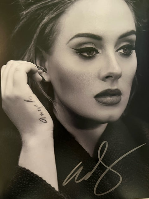 Adele - Autographed 8 x 10 Photo