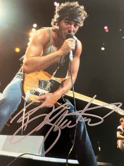 Bruce Springsteen - The Boss Autographed 8 x 10 Photo