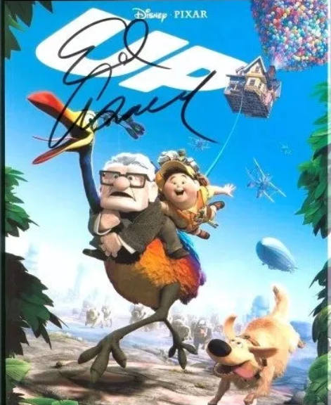 Ed Asner - UP   Autographed 8 x 10 Photo