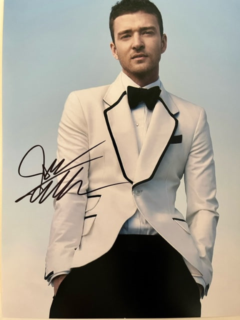 Justin Timberlake - Autographed 8 x 10 Photo