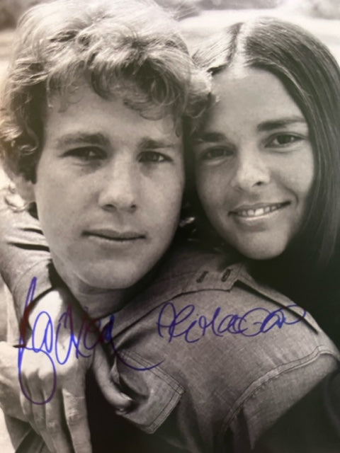 Love Story - Ryan O'Neill - Ali McGraw Autographed 8 x 10 Photo