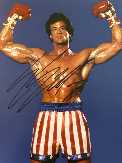 Sylvester Stallone - ROCKY Autographed 8 x 10 Photo