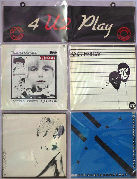 U2   VERY RARE 7" Singles Package "4 U2 Play"  Sunrise Labels