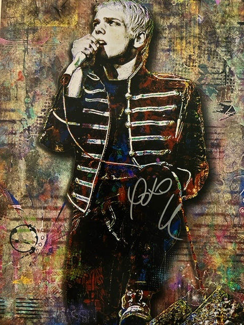 Gerard Way - My Chemical Romance Autographed 8 x 10 Photo